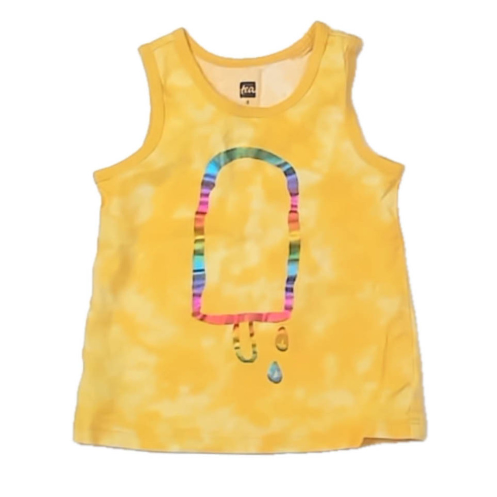 Tea Collection Girls Yellow Tank Top size: 2T